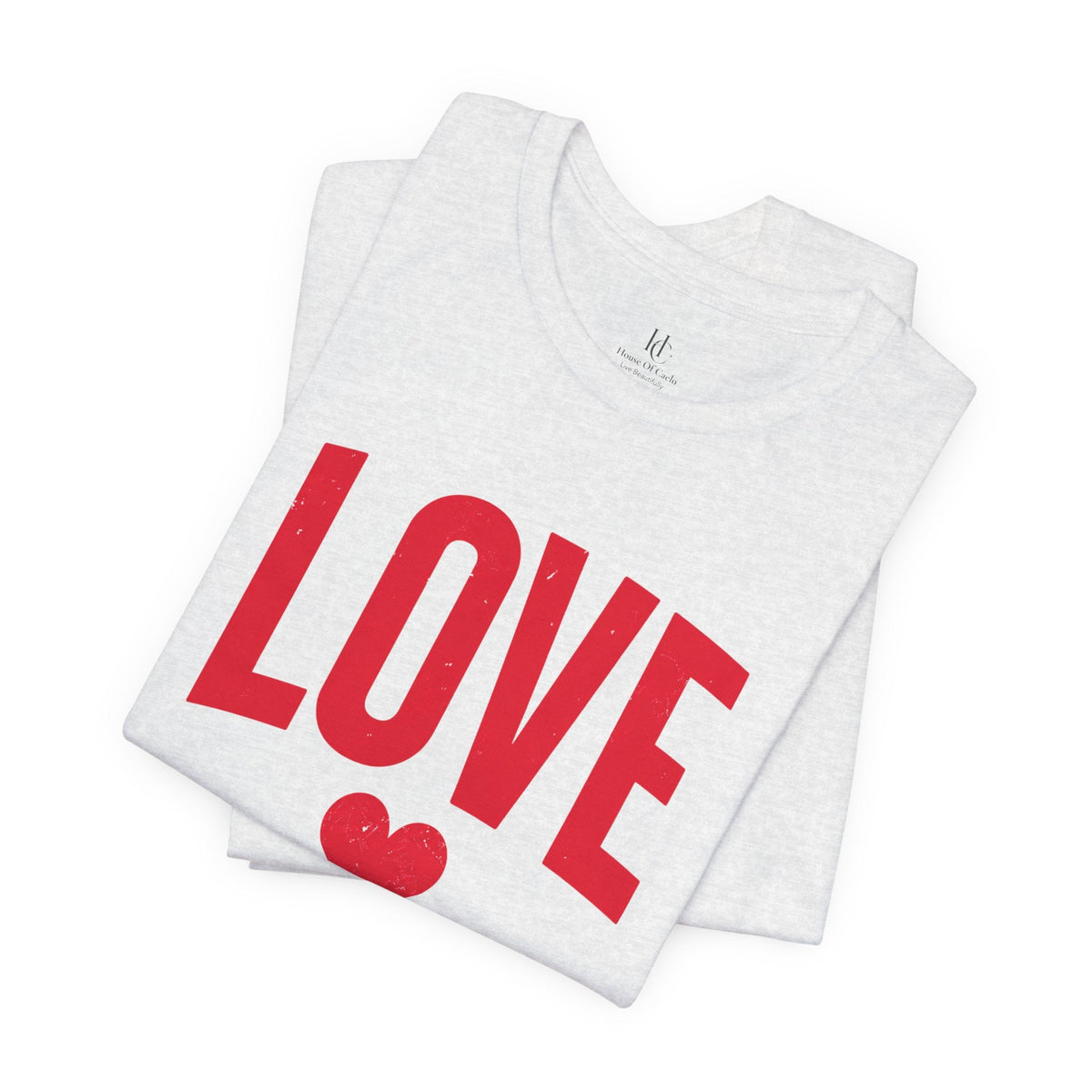 LOVE Heart Graphic Tee – Valentine’s Day Red Love T-Shirt