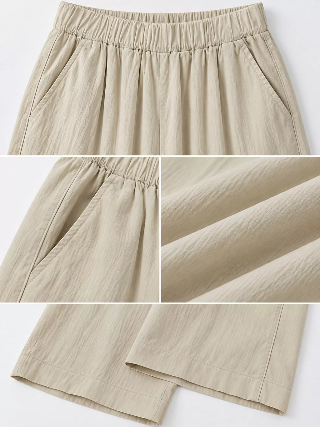 High-Waisted Loose Fit Wide-Leg Casual Pants