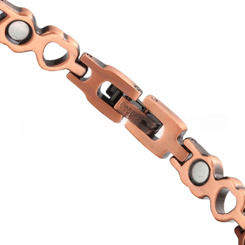 Women's Magnetic Red Copper Bracelet