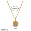 Enamel Motif Pendant Necklace Collection