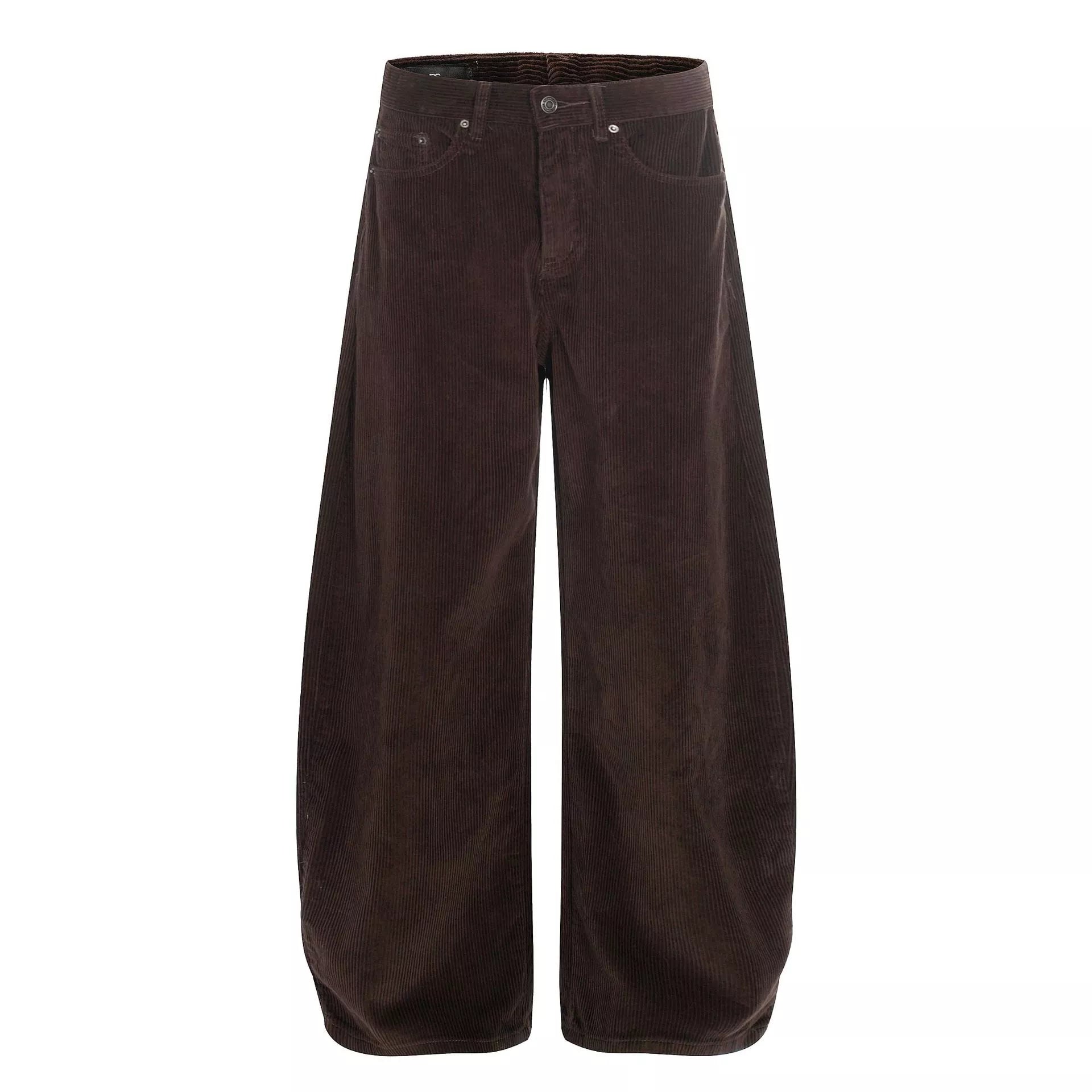 Men's Wide Leg Corduroy Pants