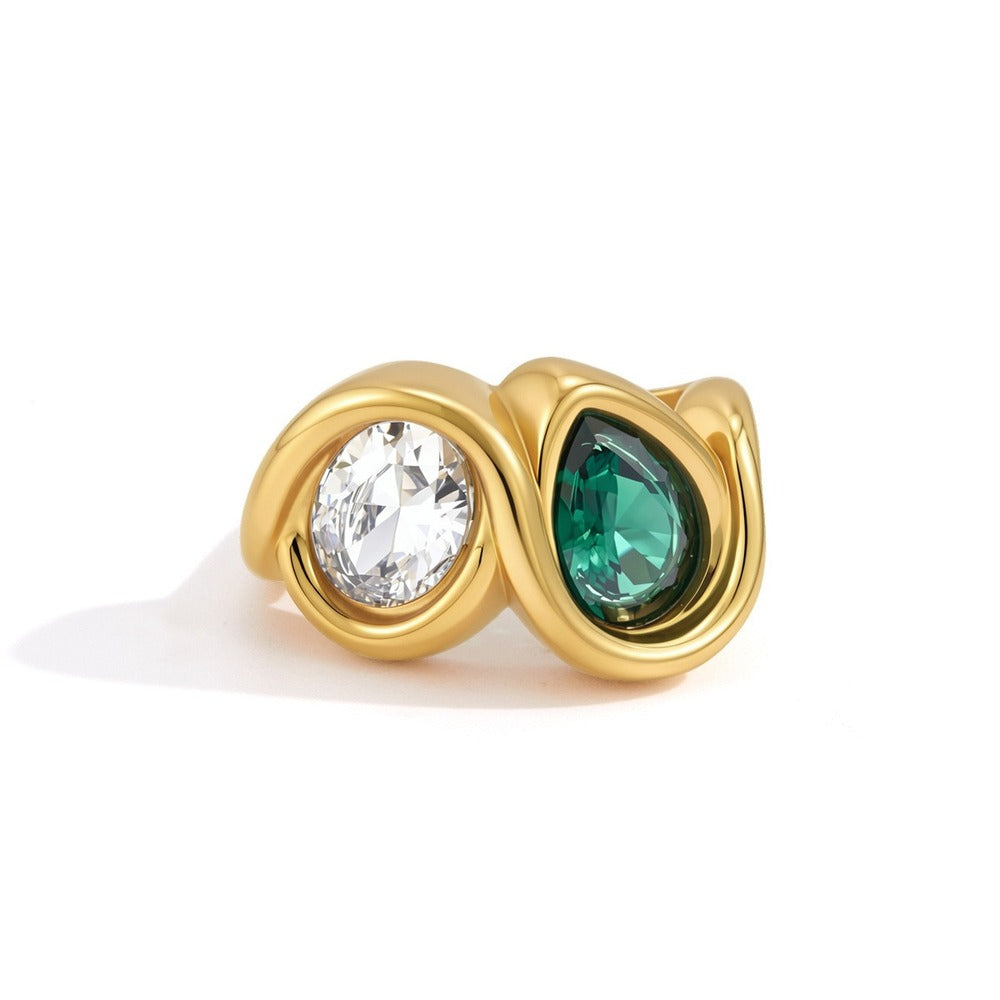 Green Zircon Ring