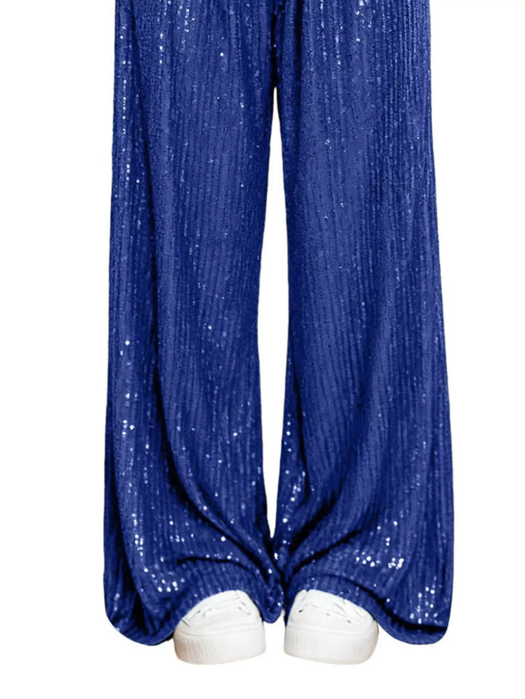 Sequin Wide-Leg Pants