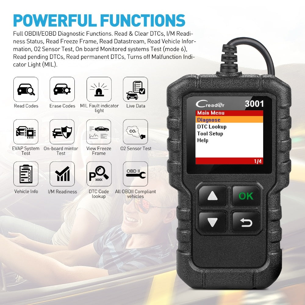 Code reader CR3001 X431 3001 Auto Scan tool