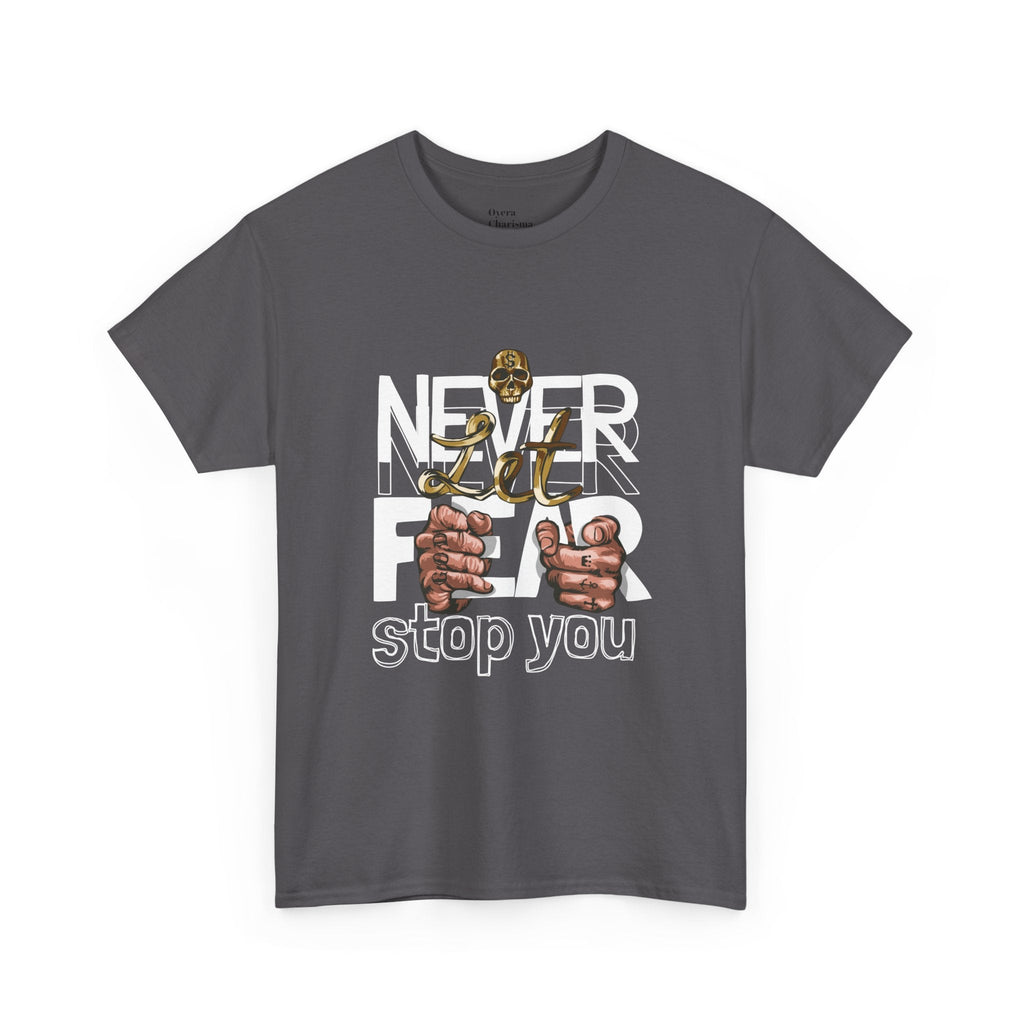 Never Give Up Heavy Cotton Tee