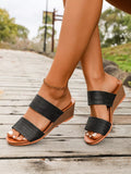 Open Toe Wedge Sandals