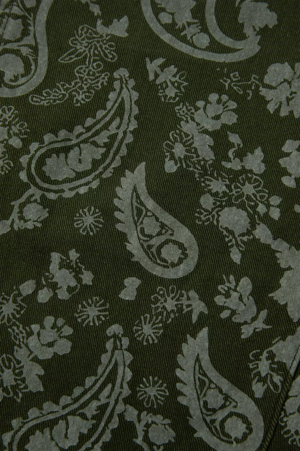 Paisley Print Harem Denim Pants