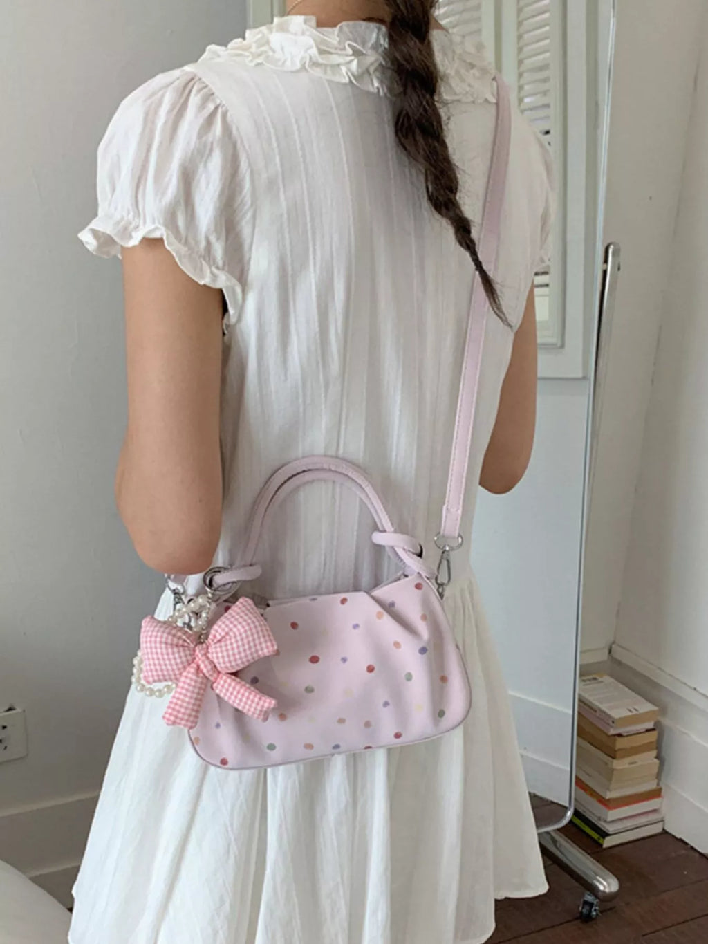 Polka Dot Crossbody Bag