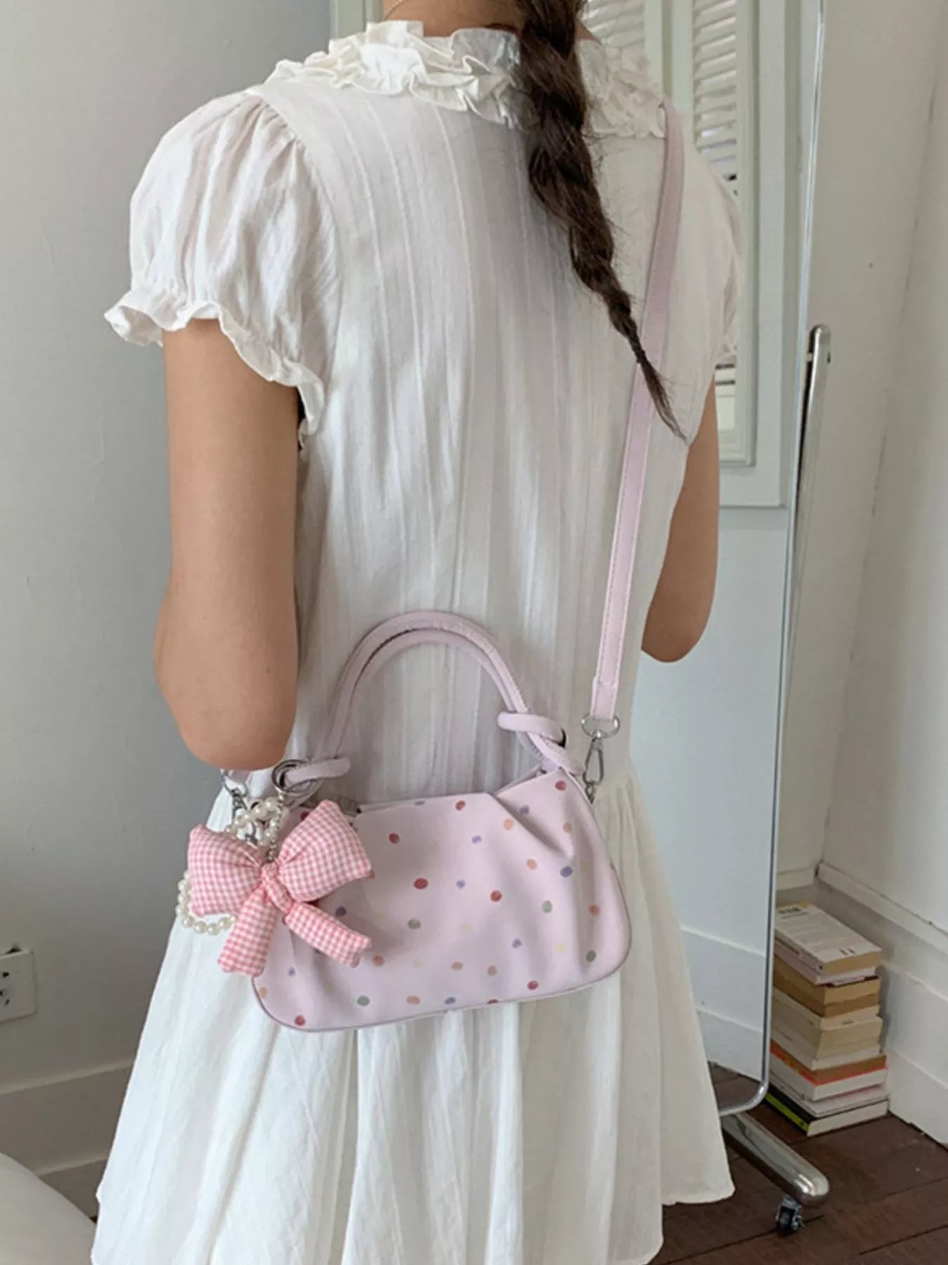 Polka Dot Crossbody Bag