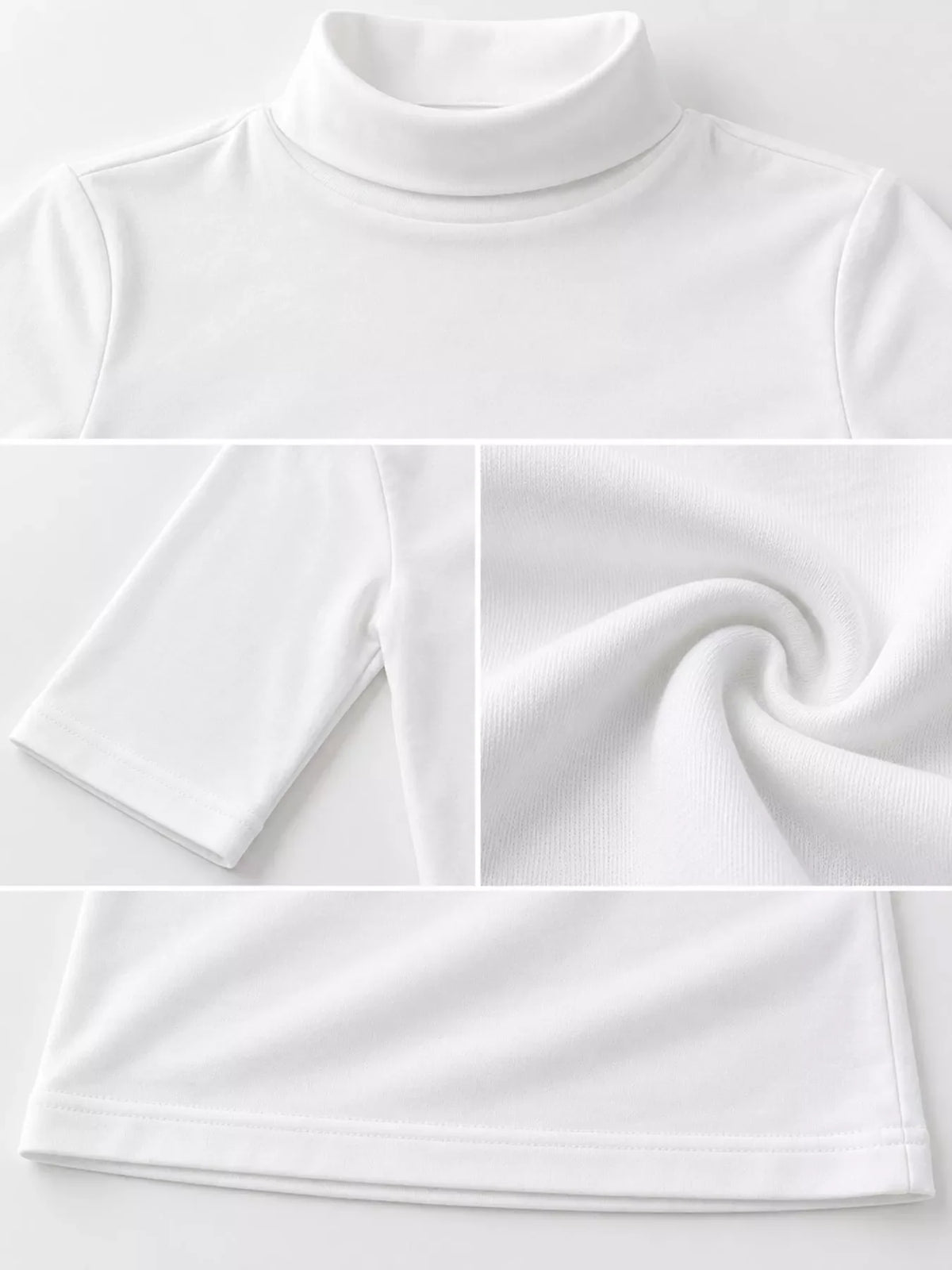 Full Size Mock Neck Half Sleeve T-Shirt Plus Size