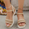 Open Toe Platform Wedge Sandals