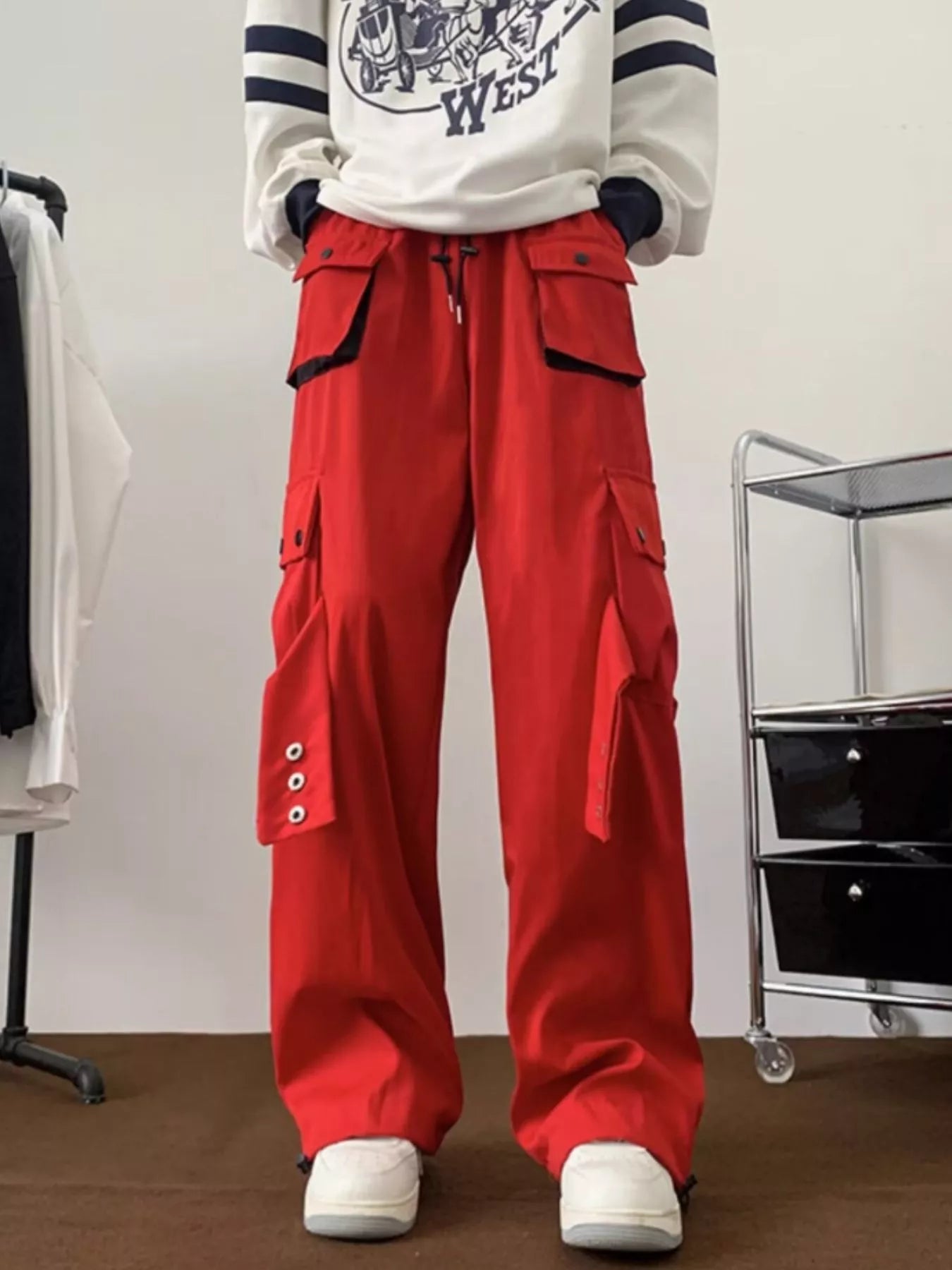Men's Plus Size Multi-Pocket Relaxed Fit Cargo Pants