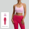 Womens Color-Block Yoga Set For A Beautiful Back