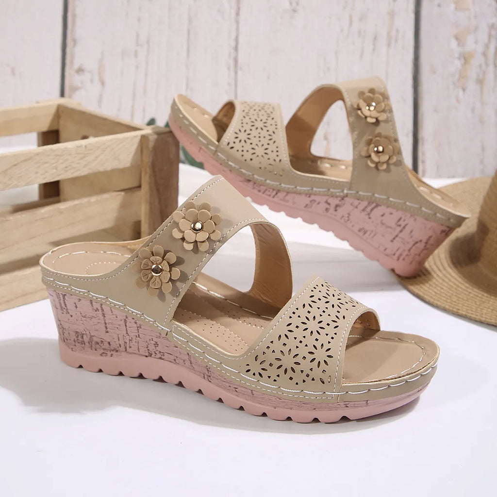 Open Toe Wedge Sandals