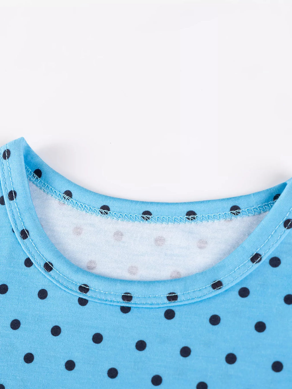 Children's Cat Polka Dot Casual Dress