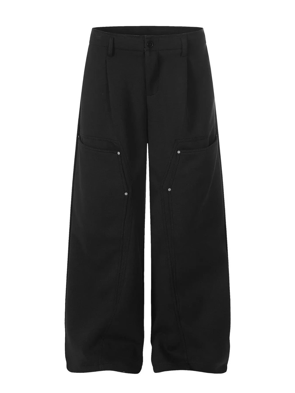 Men's Wide Leg Pants with Pockets