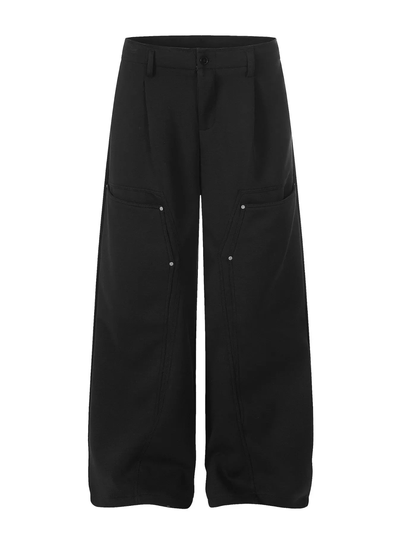 Men's Wide Leg Pants with Pockets