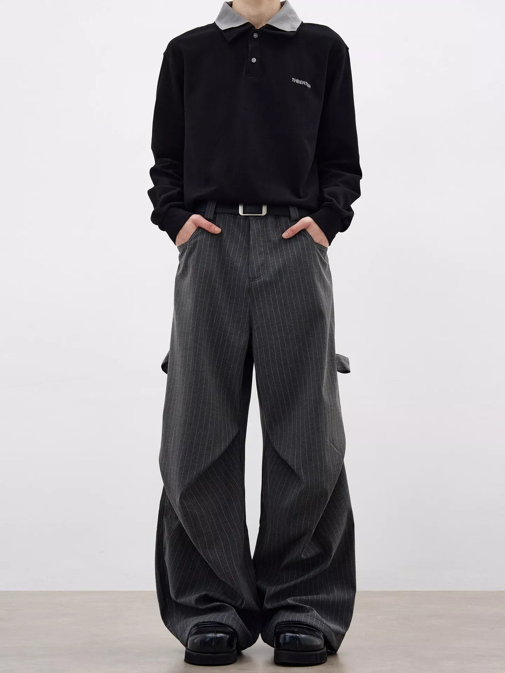 Men's Plus Size Wide Leg Pants