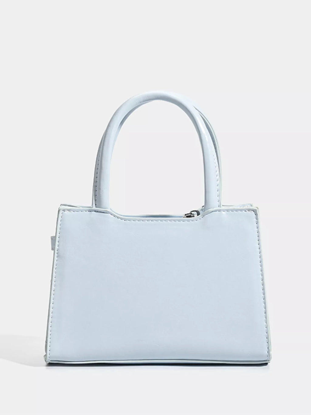 Buckle Decor Top Handle Handbag