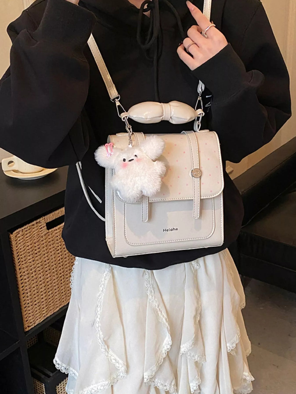 Flap Mini Backpack Bag