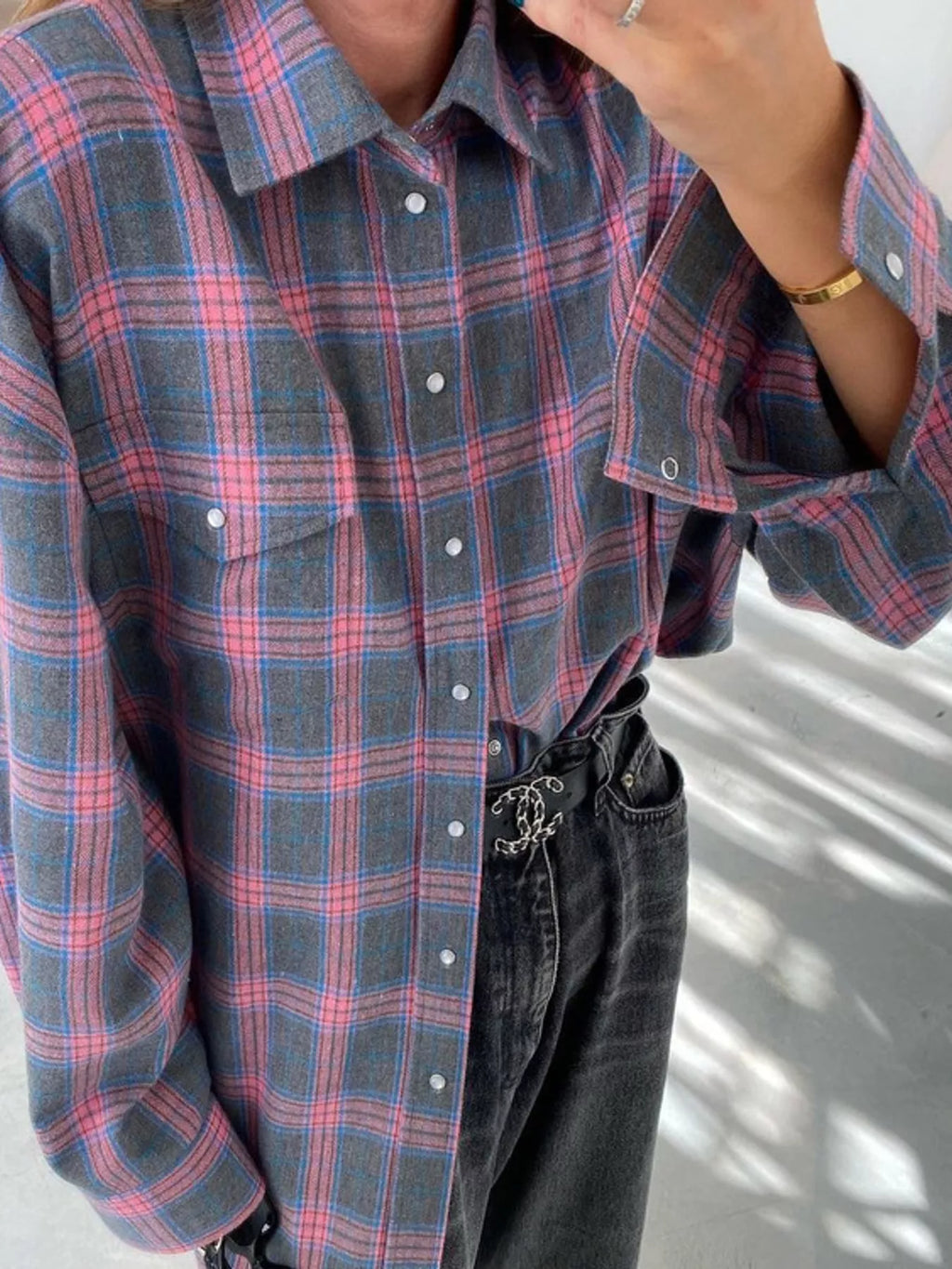 Plaid Button Up Shirt