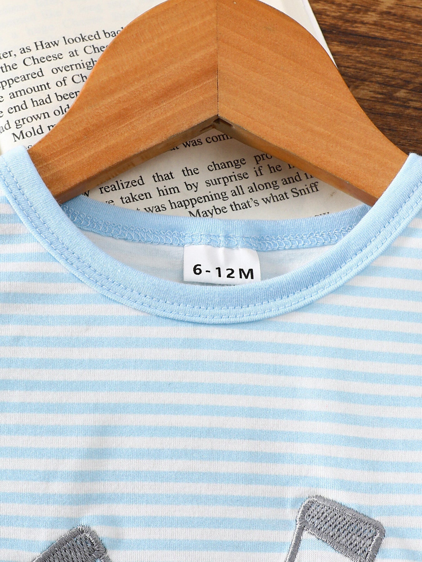 Children's Golf Embroidered Striped Tee and Shorts Set