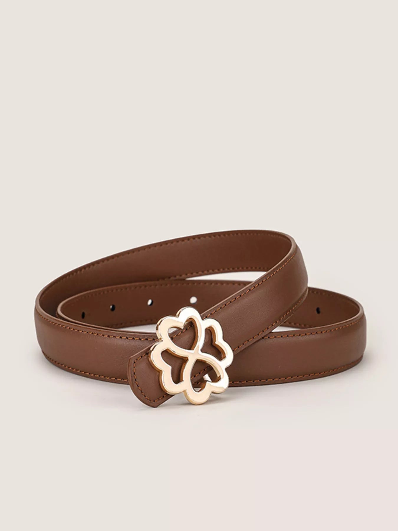 Clover Buckle Adjustable Belt
