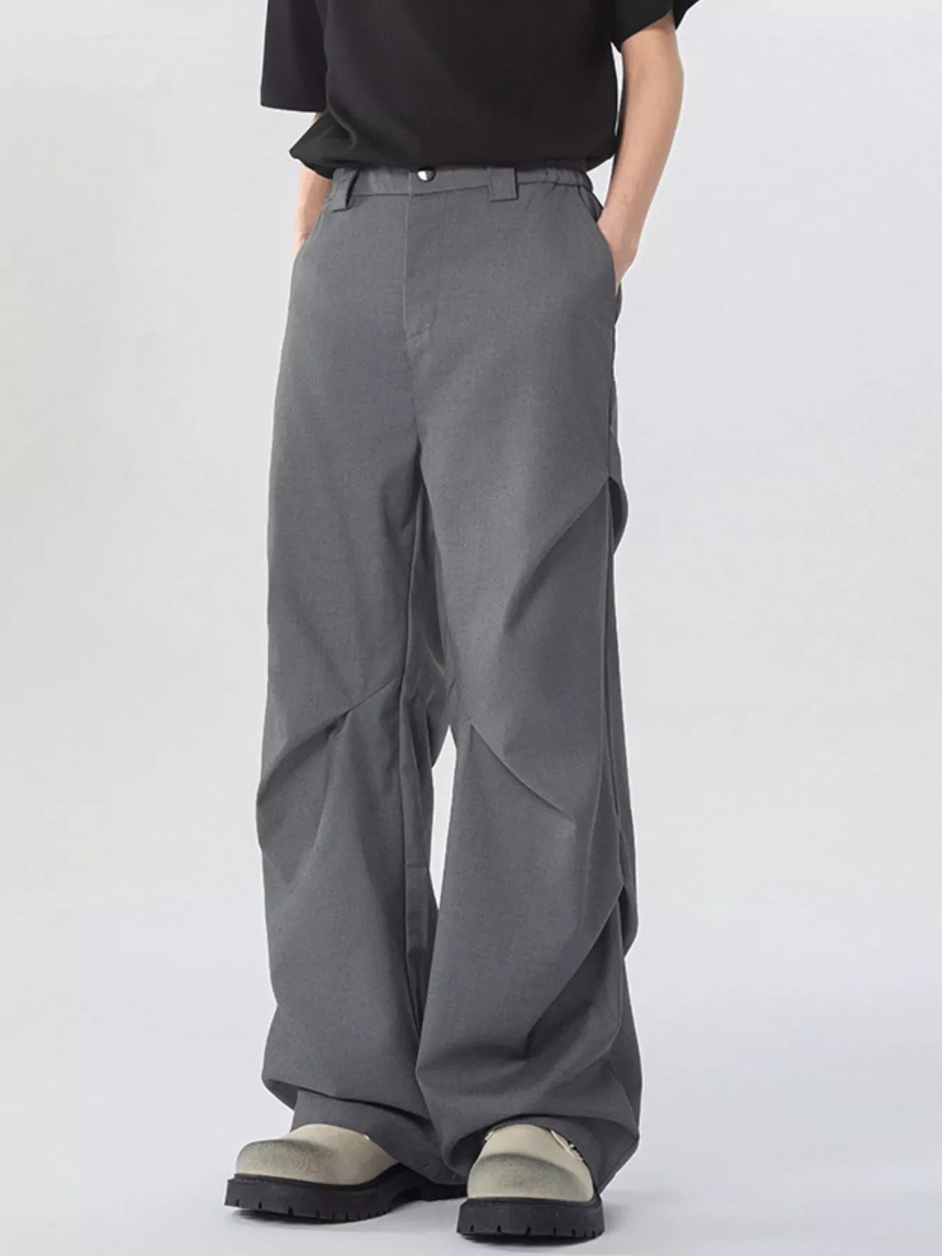 Men's Full Size Wide Leg Cargo Pants Plus Size
