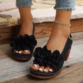 Peep Toe Block Heels Sandals