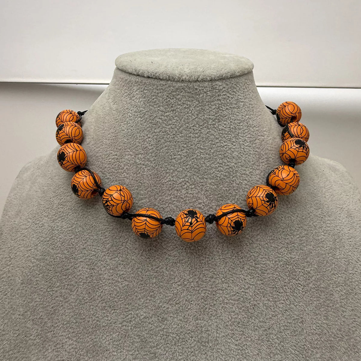 Halloween Beaded Choker Necklace
