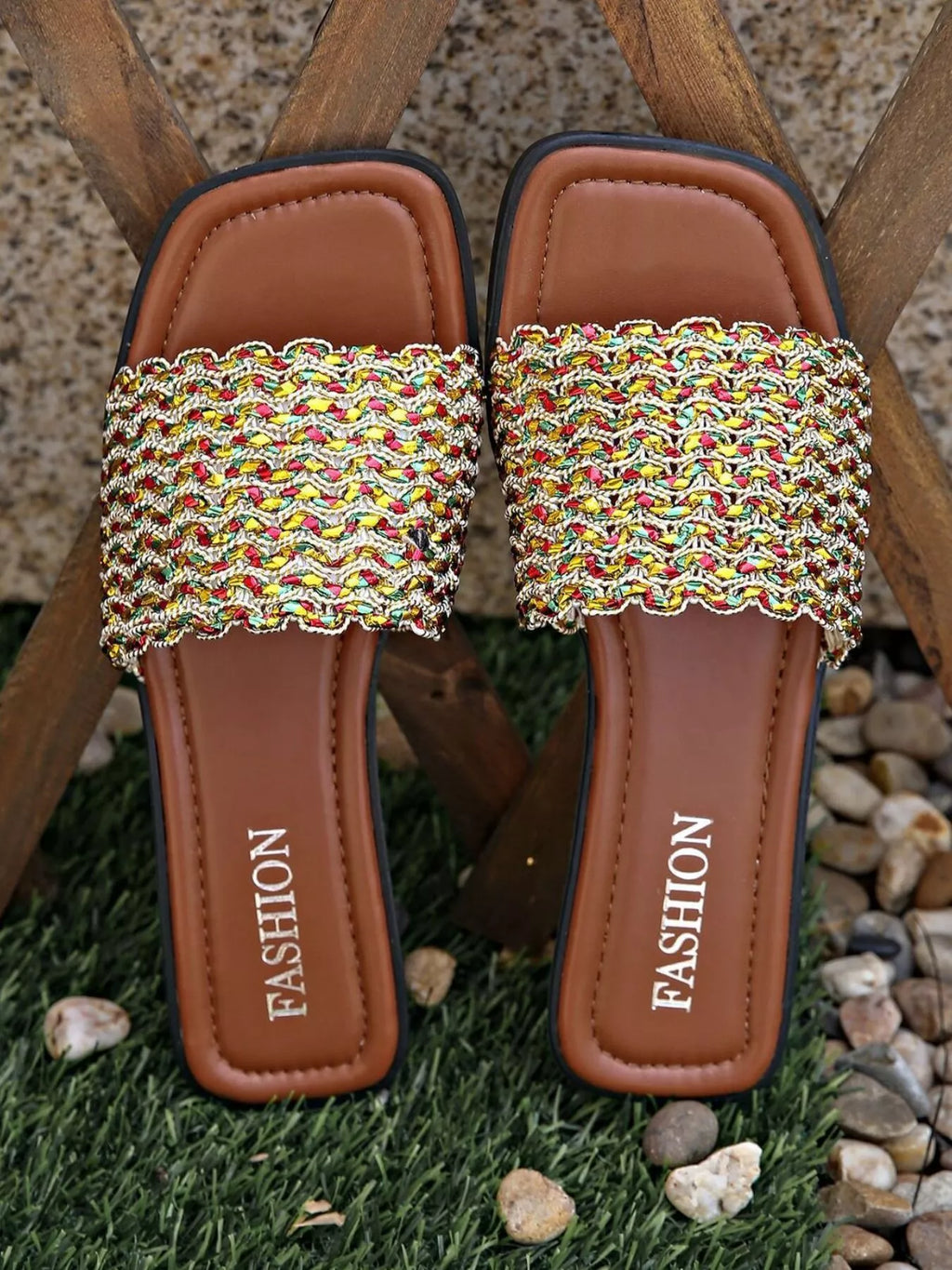 Open Toe Flats Sandals