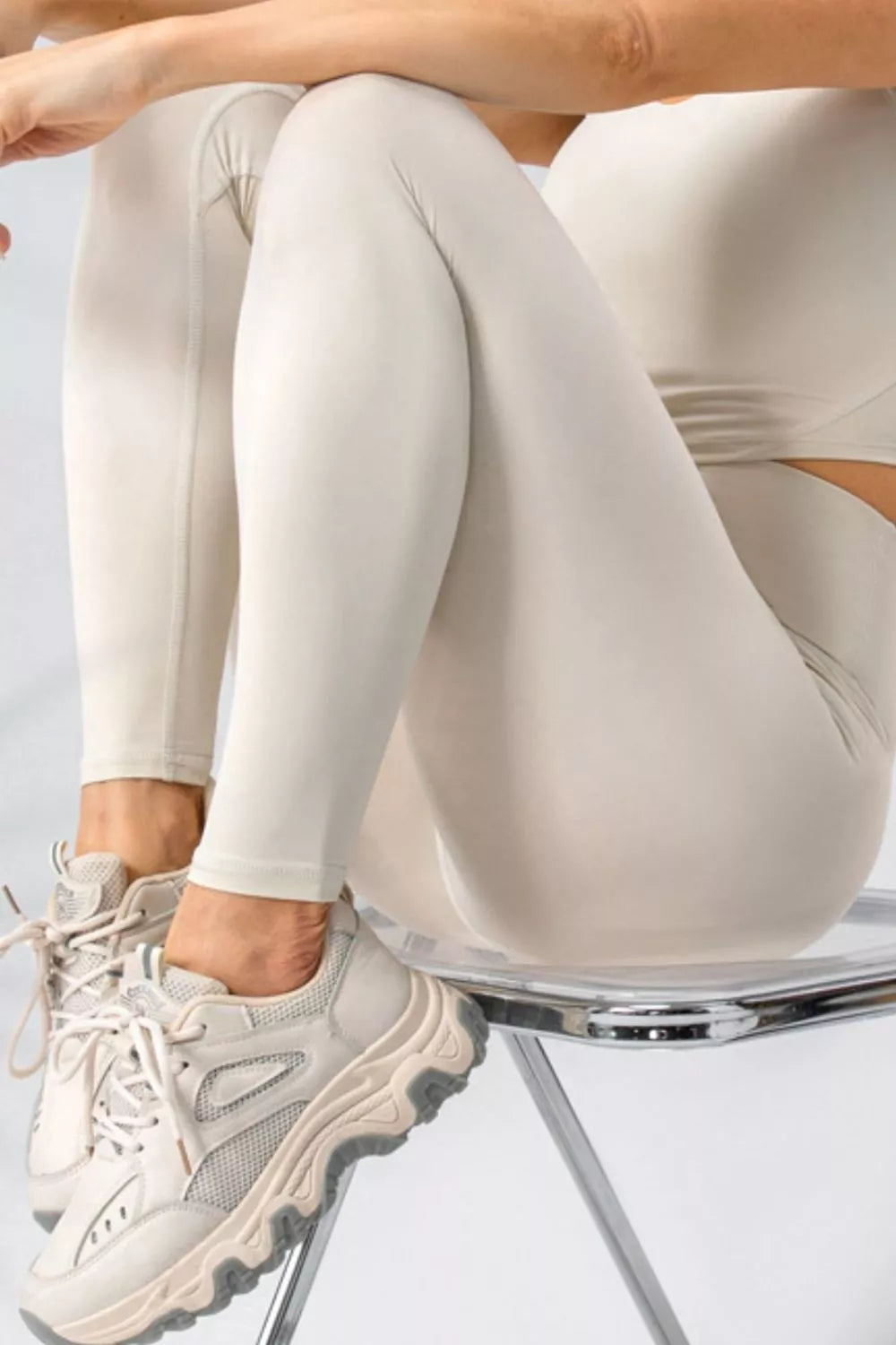 High-Waisted Seamless Active Leggings