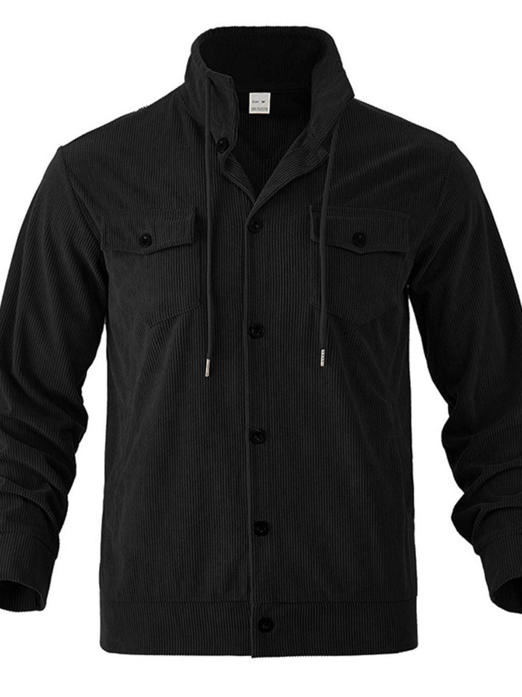 Men's Full Size Corduroy Button Up Casual Jacket Plus Size