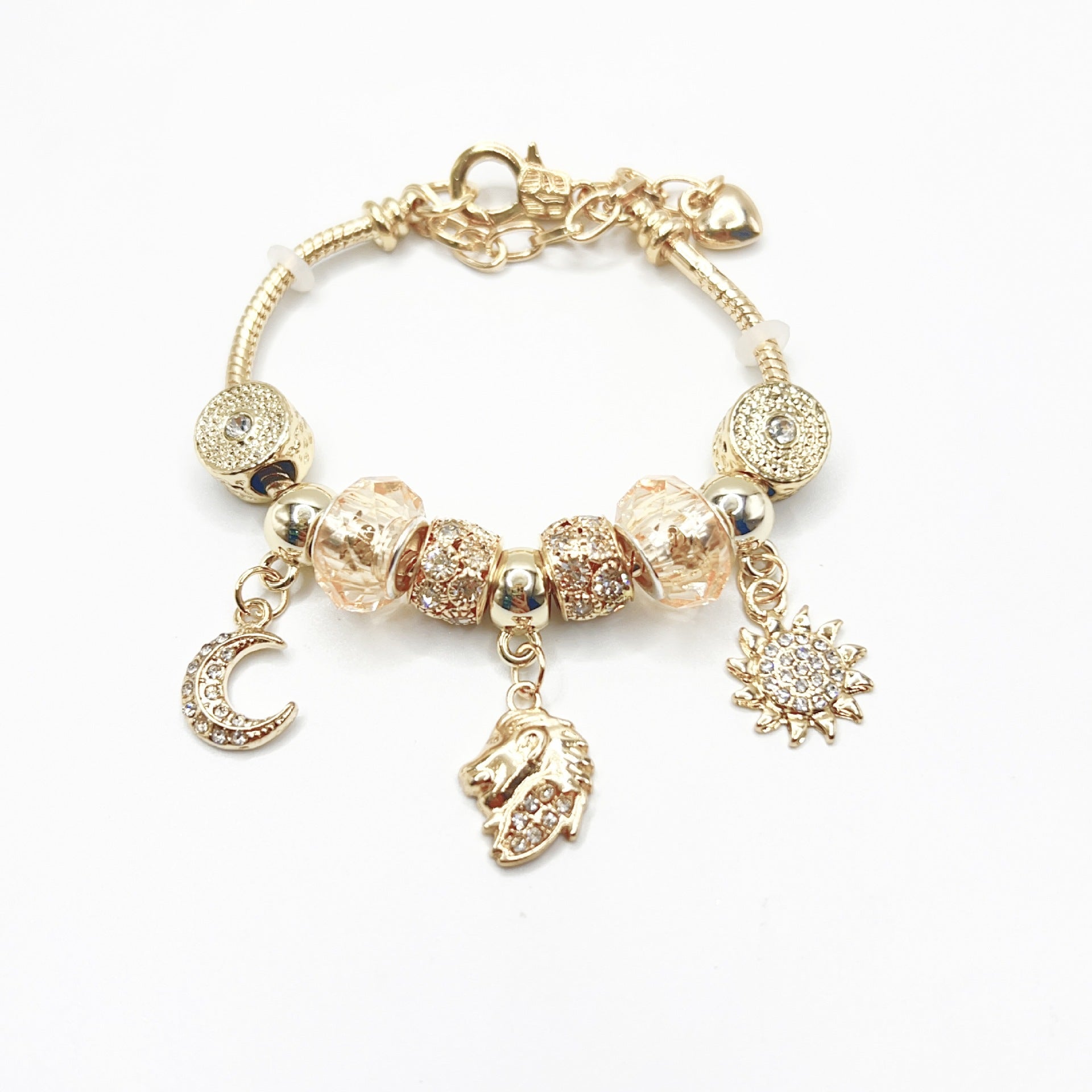 Golden Twelve Zodiac Sign Bracelet