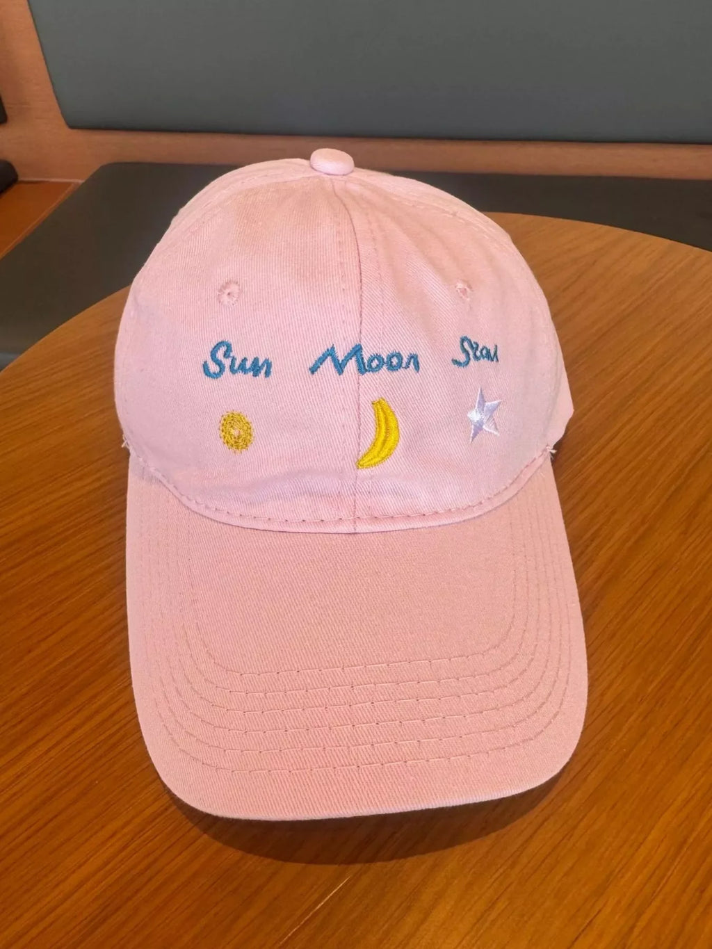Sun Moon Star Embroidered Baseball Cap