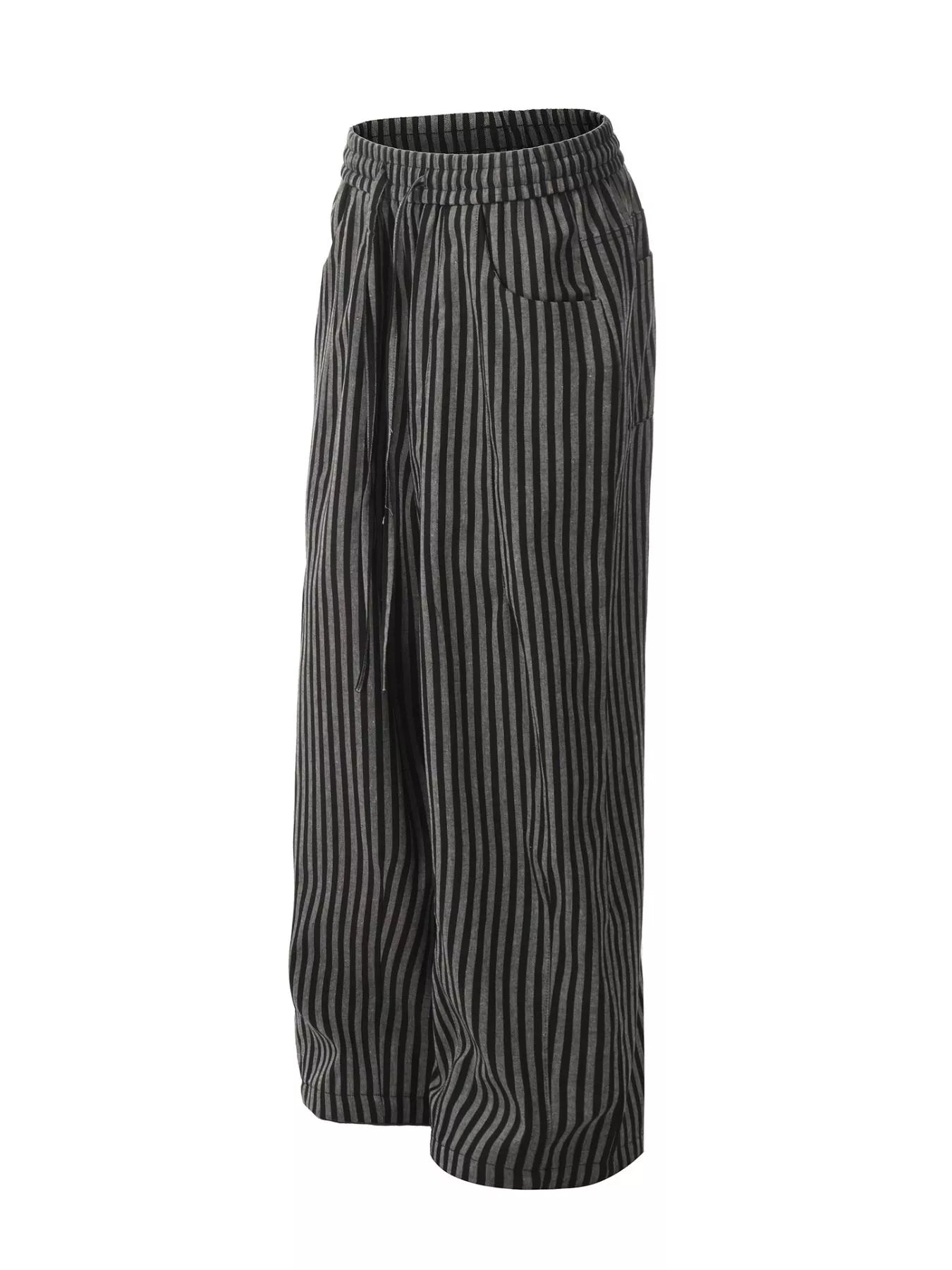Men's Striped Casual Drawstring Pants