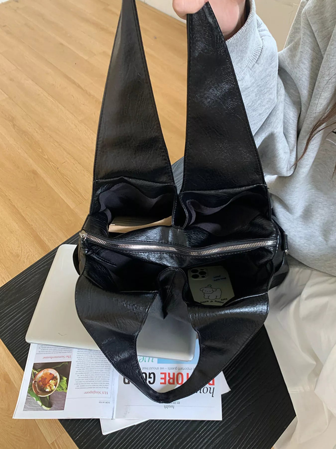 PU Leather Tote Bag