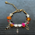 Halloween Black Cat Beaded Bracelet