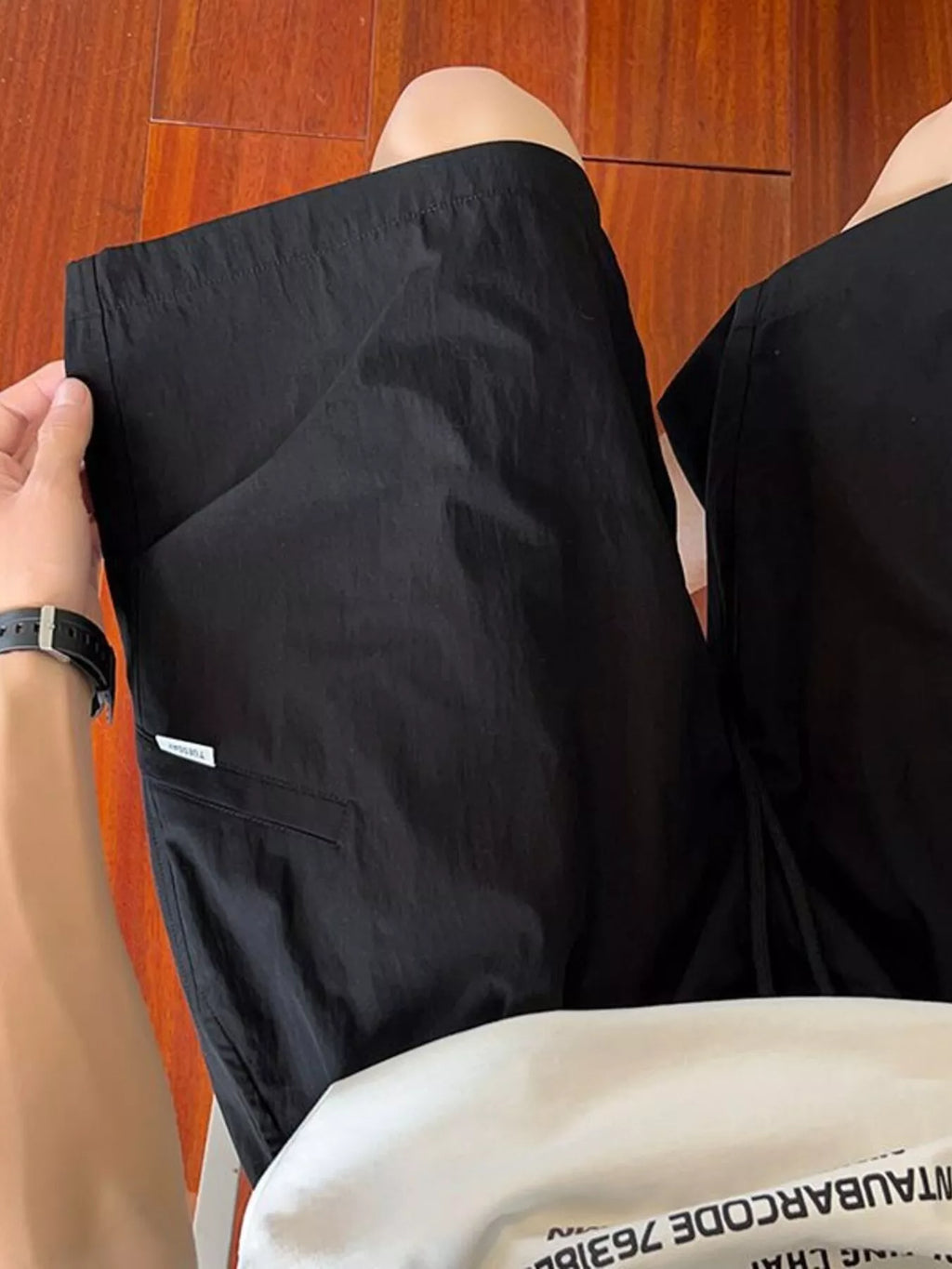 Men's Plus Size Casual Loose-Fit Drawstring Shorts