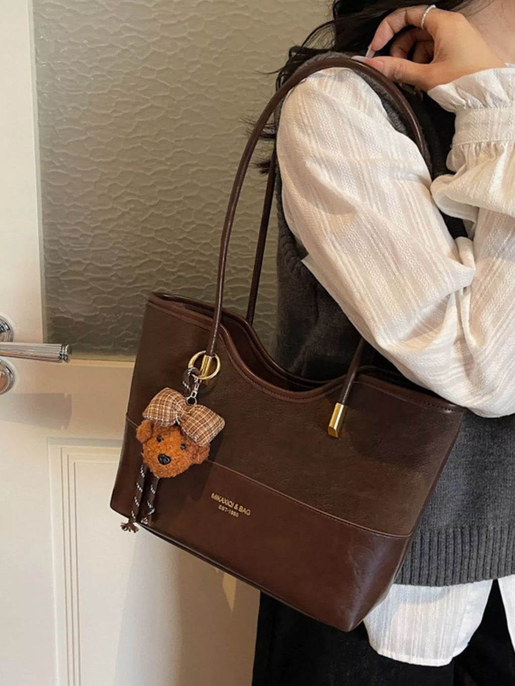 PU Leather Shoulder Bag
