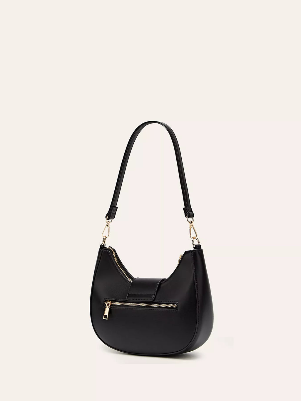 Buckle Closure Shoulder Bag