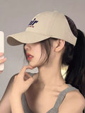 Embroidered Letter Baseball Cap