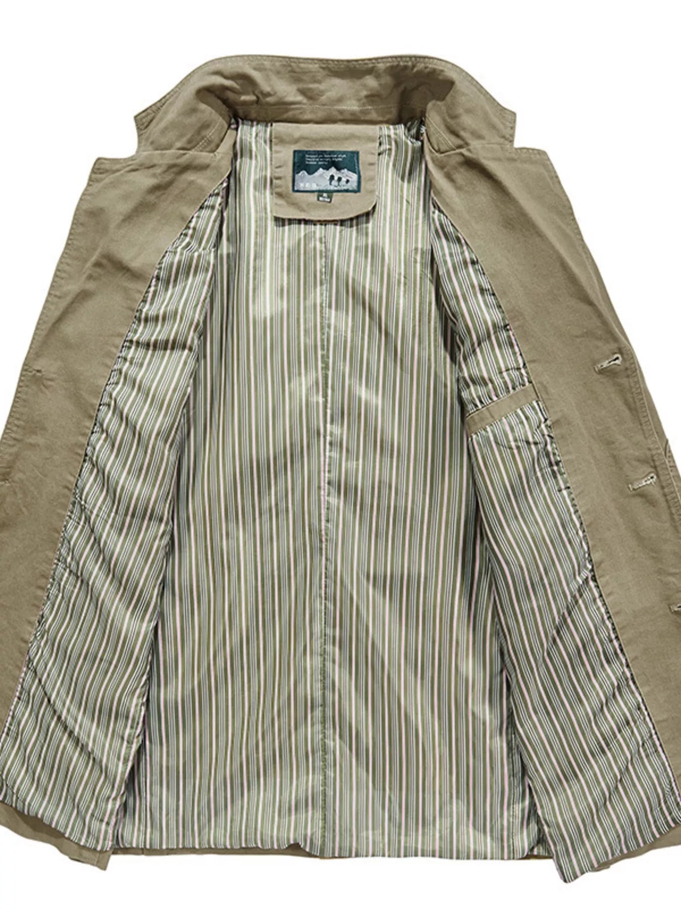 Men's Plus Size Lapel Collar Button Up Blazer