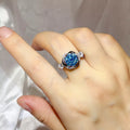 3 Carat 925 Sterling Silver Moissanite Ring