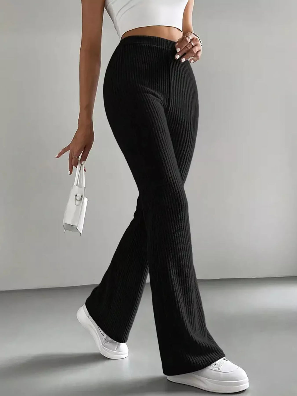 High Waist Flare Pants