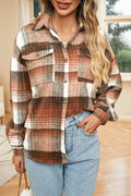 Plaid Button Up Shacket