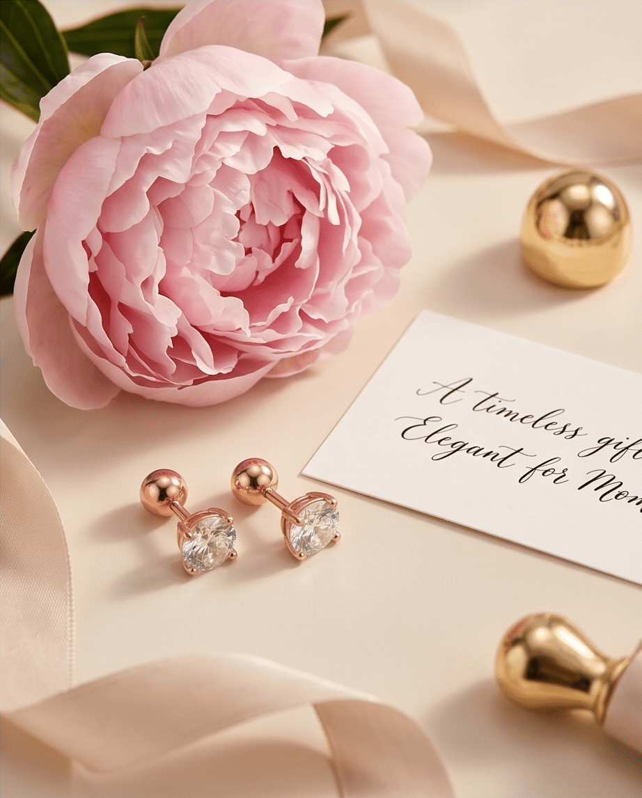 2 Carat Moissanite Stud Earrings 925 Sterling Silver