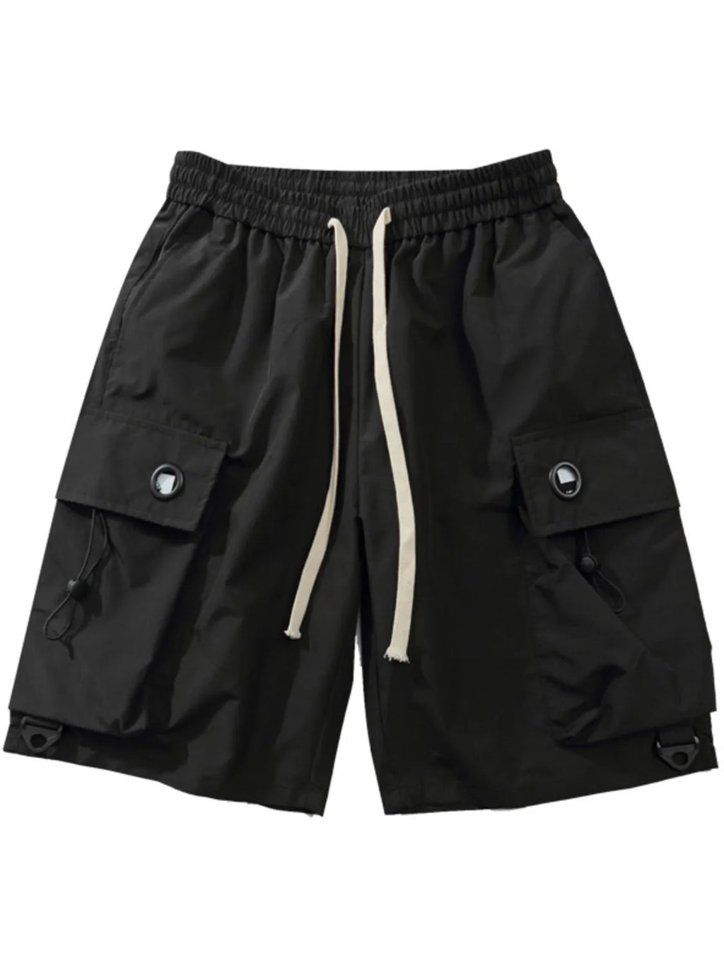 Men's Casual Drawstring Cargo Shorts