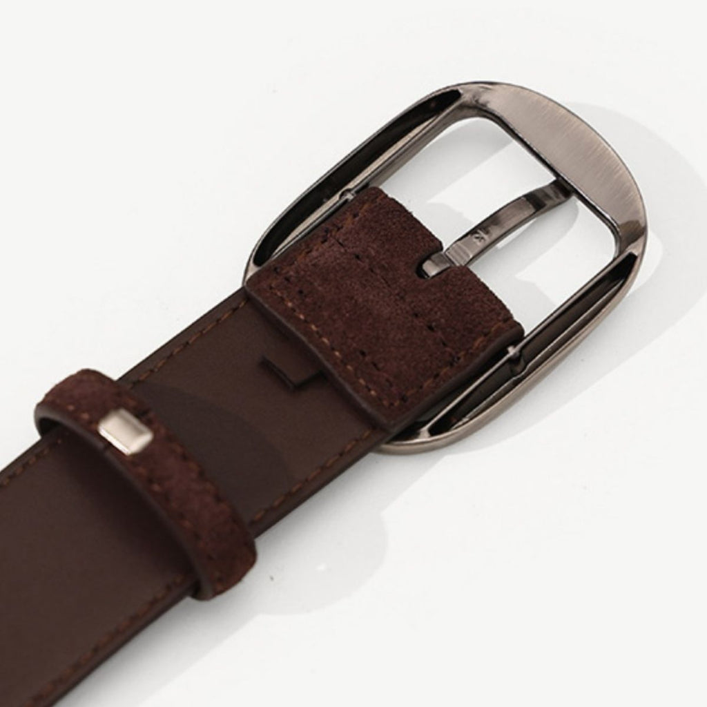 Silver Buckle Wide Waist Belt