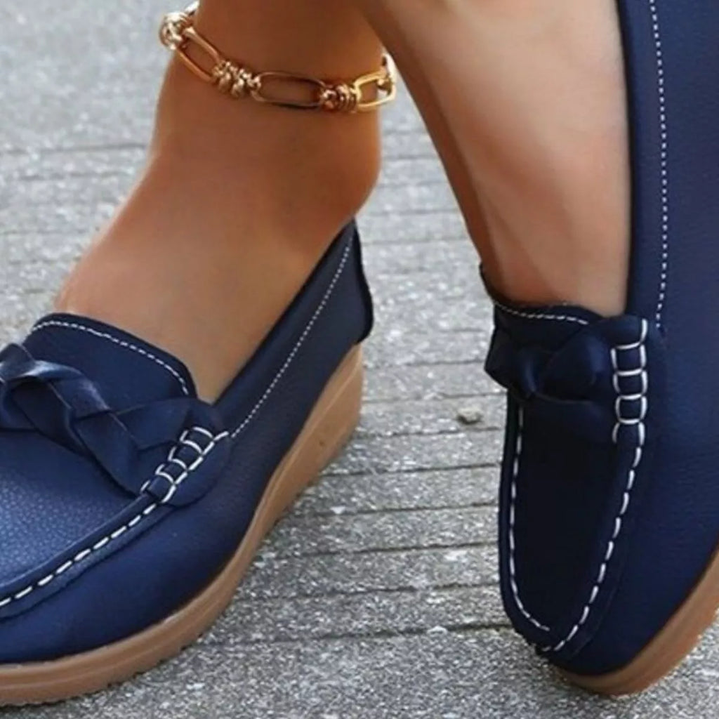 Round Toe Flats Slip-Ons